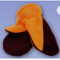 Promotional Polar Fleece Colorblock Single Layer Mittens